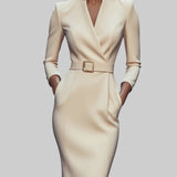 NIKOLA | ELEGANTNE MUSTAD KLEIDID VÖÖ JA MANDARIINI KRAEGA