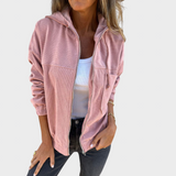 ZUZANA – SÜGAVATE KAPUUTSIDEGA JA TÕMPLIKKIDEGA JACKET