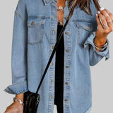 ANNA | KLASIKALINE DENIM JACKET IGAPÄEVASEKS KASUTAMISEKS