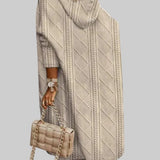 JOHANA | PIKENDATUD KUDUMI KARDIGAN KAPUUTIGA