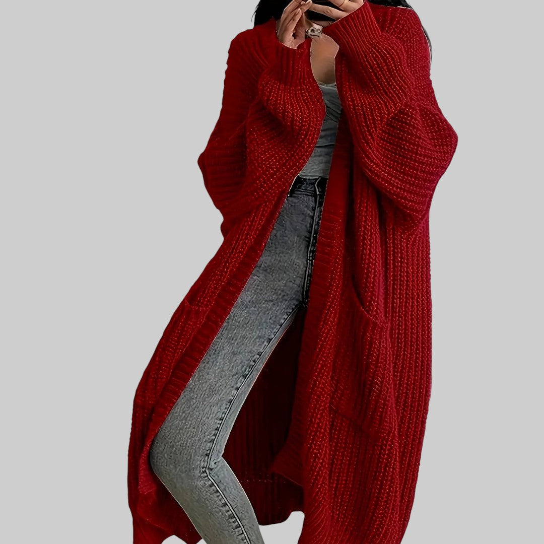 DANICA | PIKK KARDIGAN MUGAVUSE JA ENESEUSU NIMEL