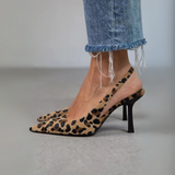 LUBA – KONTSAKUD, LEOPARD, SLINGBACK, KHAKI, KAND