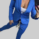 MAREN | KOHANDATUD KOMPLEKT PEHME BLEISERIGA JA LÕÕGASTE JOGGERITEGA