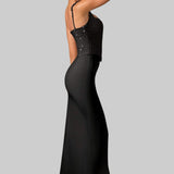 JANA | SATÉNIST KORSETI KLEITIDEGA VOLANDEGA