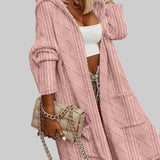 JOHANA | PIKENDATUD KUDUMI KARDIGAN KAPUUTIGA