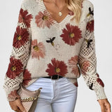 ZUZANA | ELEGANTNE LILLEMUSTRIGA KAMPSUN