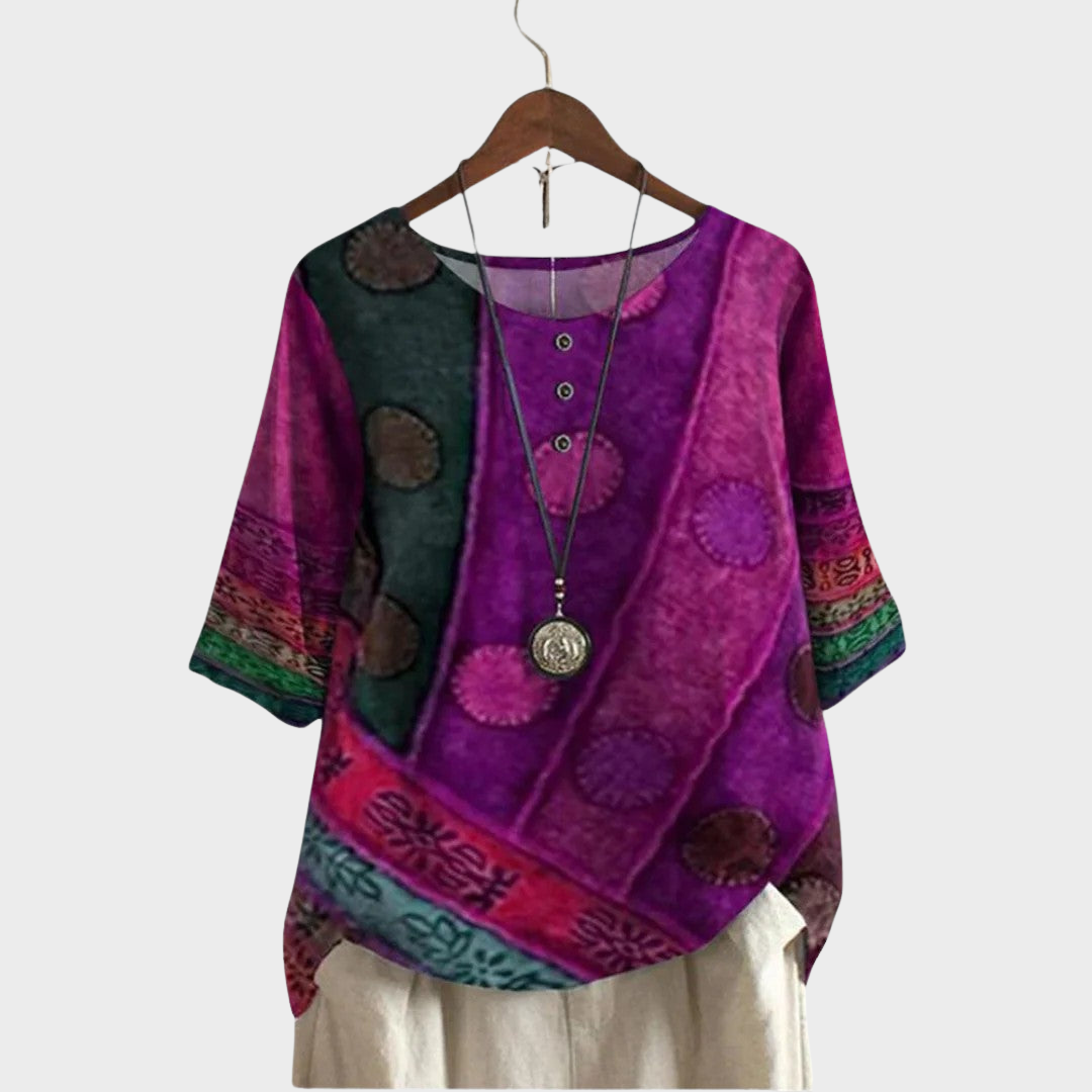 RENÁTA – BOHO BLOUSE KIMBUSTEGA