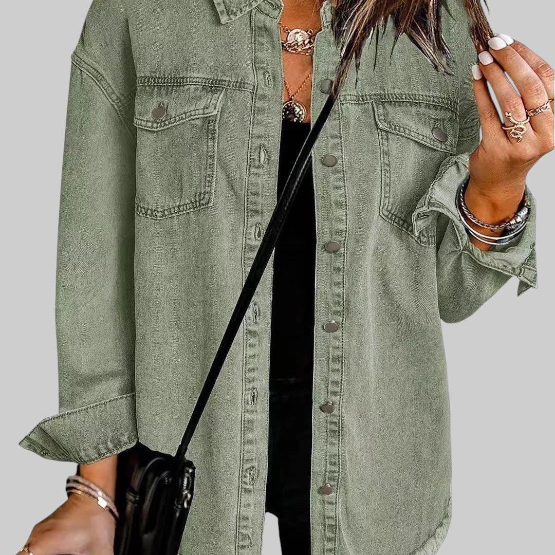 ANNA | KLASIKALINE DENIM JACKET IGAPÄEVASEKS KASUTAMISEKS