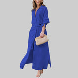 NADIA | ELEGANTNE MAXI KLEIT V-KAELUSEGA