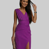 DRAHOMÍRA | KITSAS KLEIT V-KAELUSE JA REIEKÄIGUGA