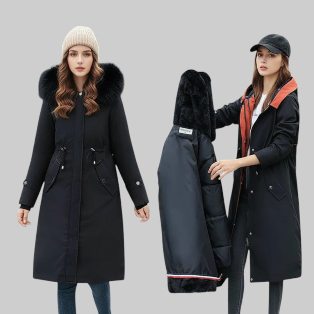 ARIEL | NAISTE TALVEBLUSON KAPUUTIGA JA PEHME KAELUSEGA