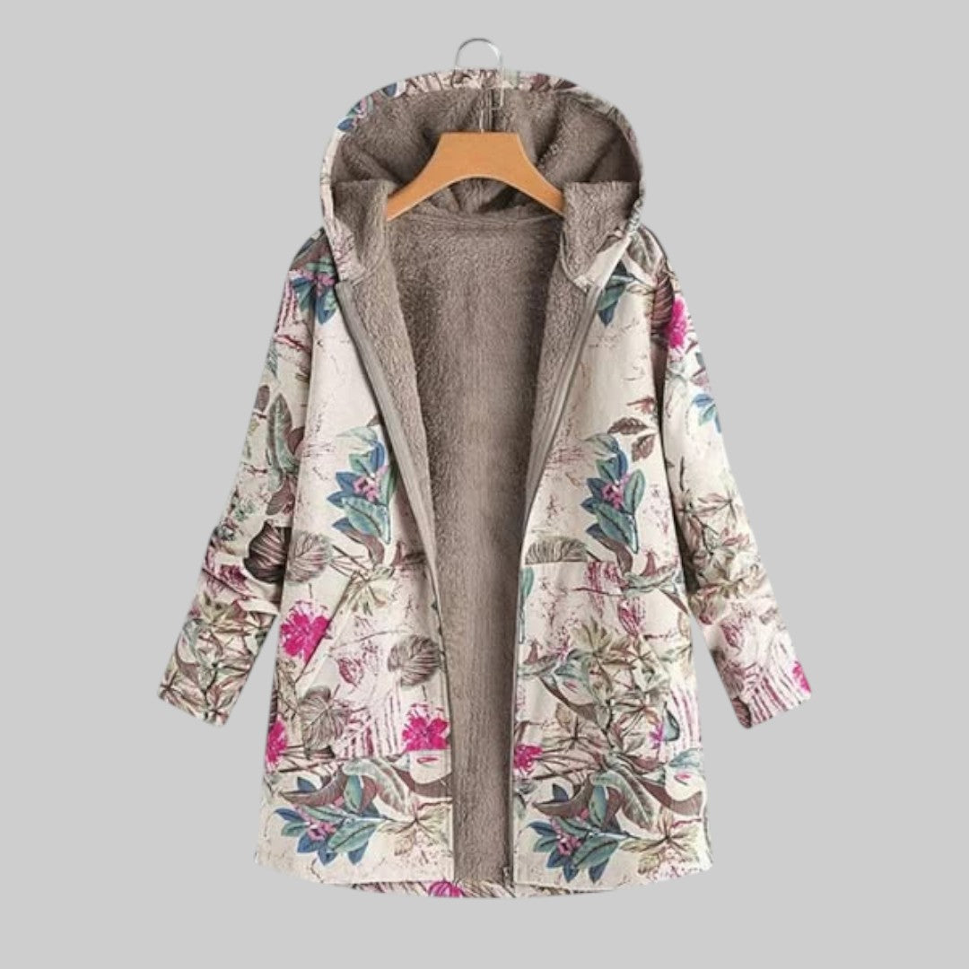 SOFIA | STiILNE LILLELINE FLIISJAKK