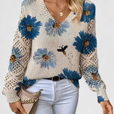 ZUZANA | ELEGANTNE LILLEMUSTRIGA KAMPSUN