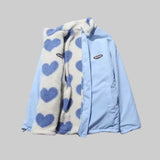 ZDENKA | KAHEPOOLNE JACKET SÜDAME MOTIIVIGA