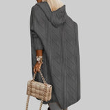 JOHANA | PIKENDATUD KUDUMI KARDIGAN KAPUUTIGA