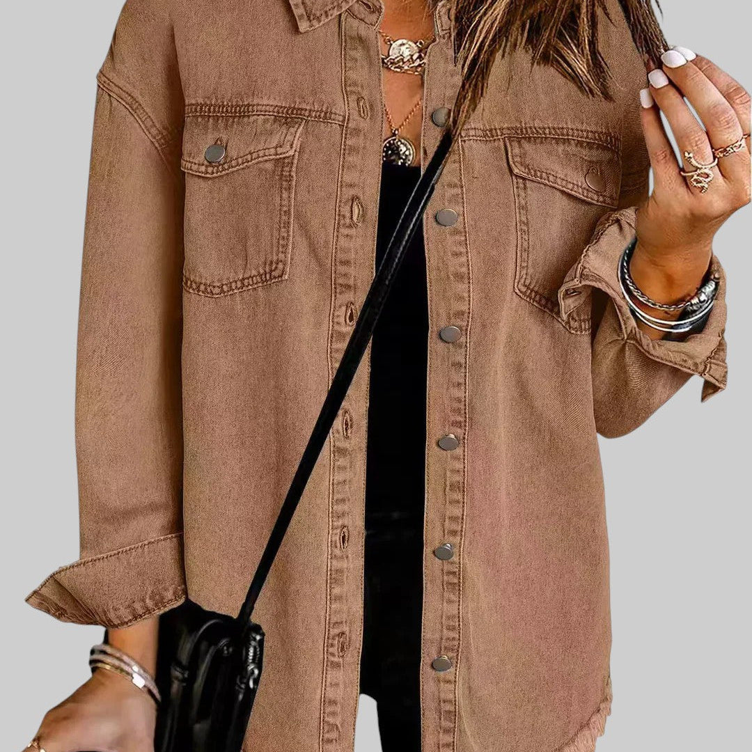 ANNA | KLASIKALINE DENIM JACKET IGAPÄEVASEKS KASUTAMISEKS