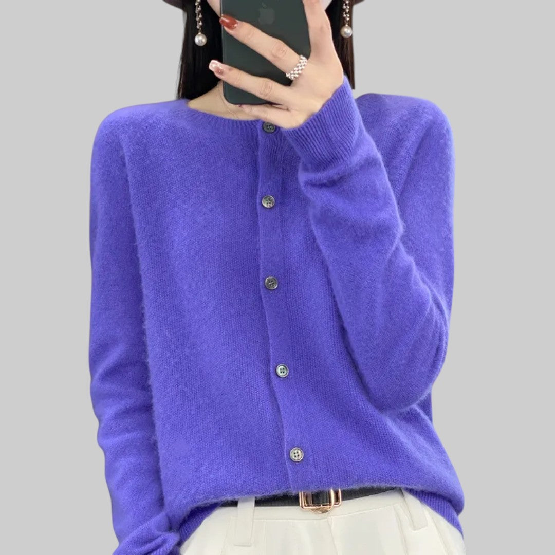 HENRIETA | MERINO VILLANE KARDIGAN