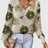 ZUZANA | ELEGANTNE LILLEMUSTRIGA KAMPSUN