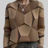 RADKA | KUDUMI GEOMEETRILISE KIRJAGA SVIITER