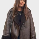 STINE | STILNE NAHKJOPEGA JAKK KÜÜNISEGA