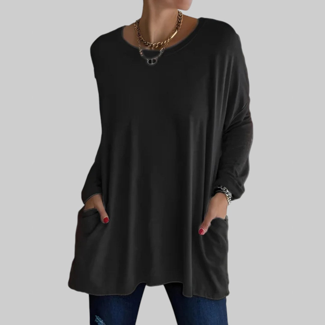 KLAUDIA | VABA PIKKPAELAGA T-SÄRK