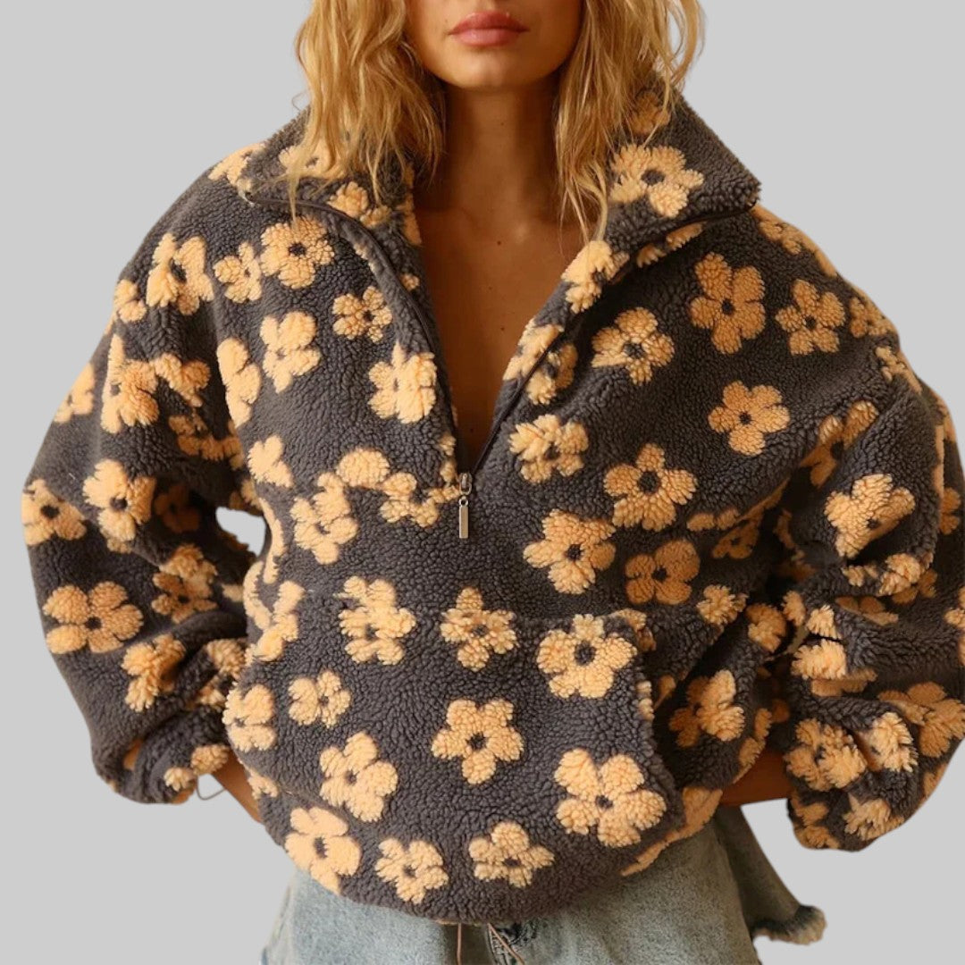 MÁRIA | BLOOM FLEECE PULLOVER