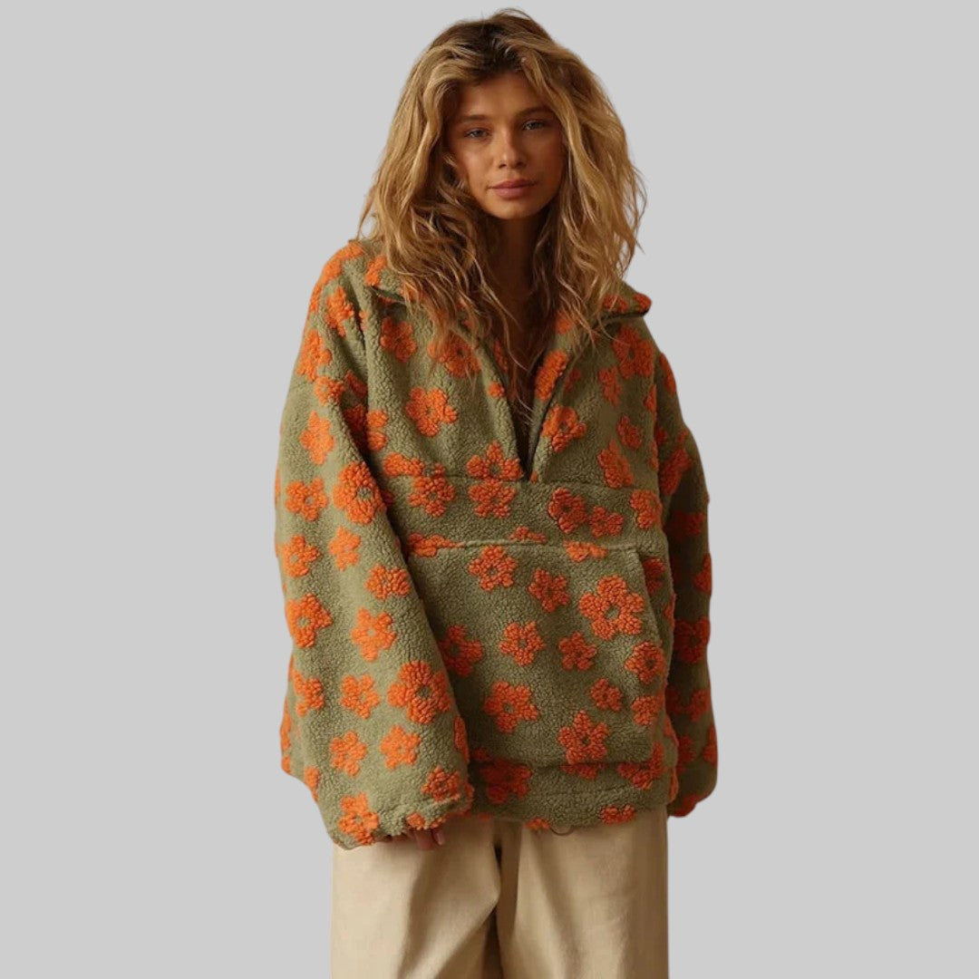 MÁRIA | BLOOM FLEECE PULLOVER