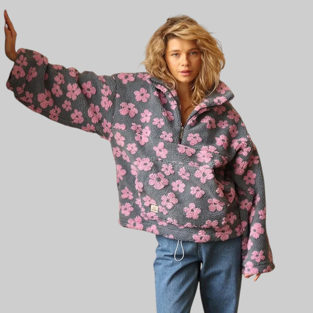 MÁRIA | BLOOM FLEECE PULLOVER