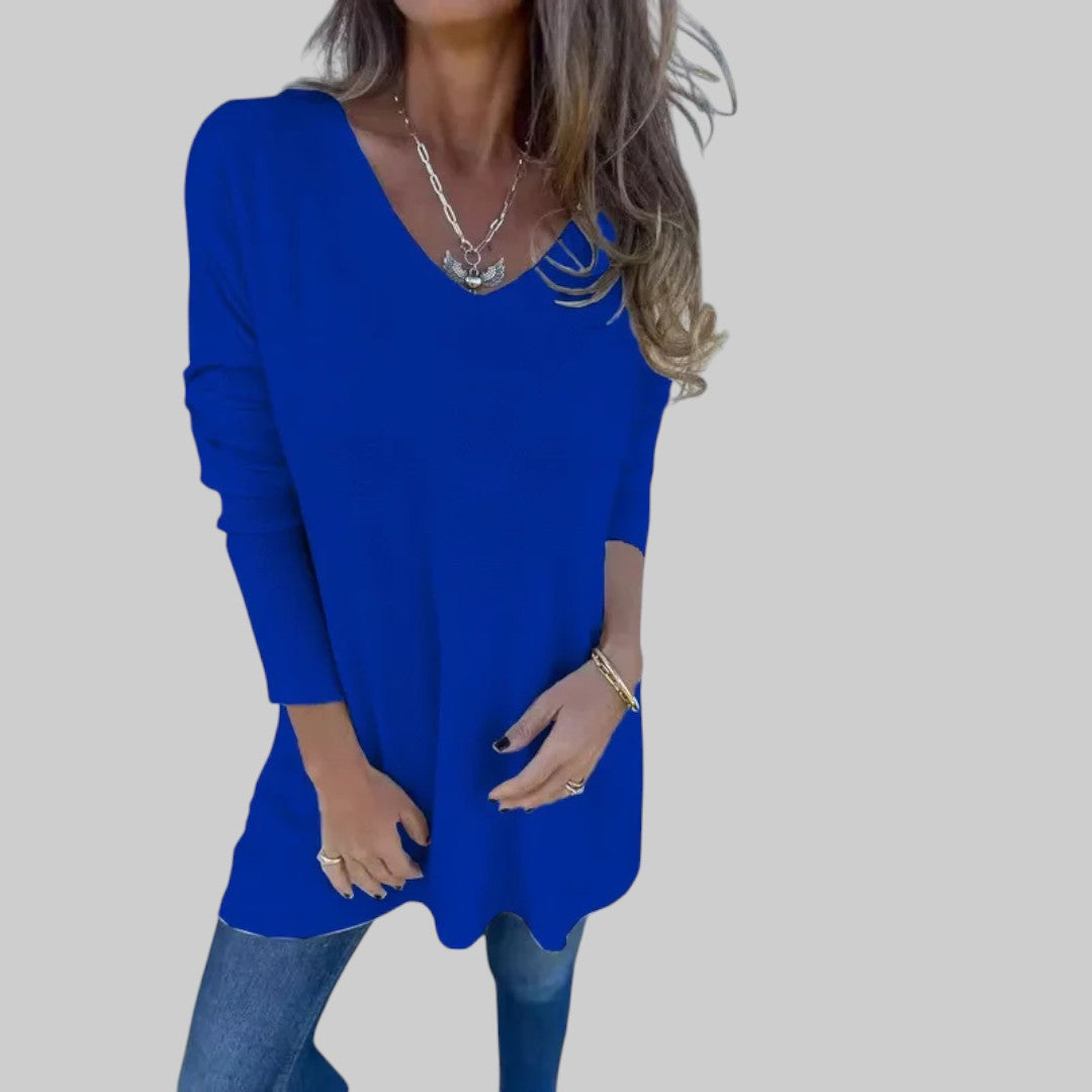 BOZENA | VABA KUDUM TUNIKA V-KAELUSEGA