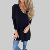 BOZENA | VABA KUDUM TUNIKA V-KAELUSEGA