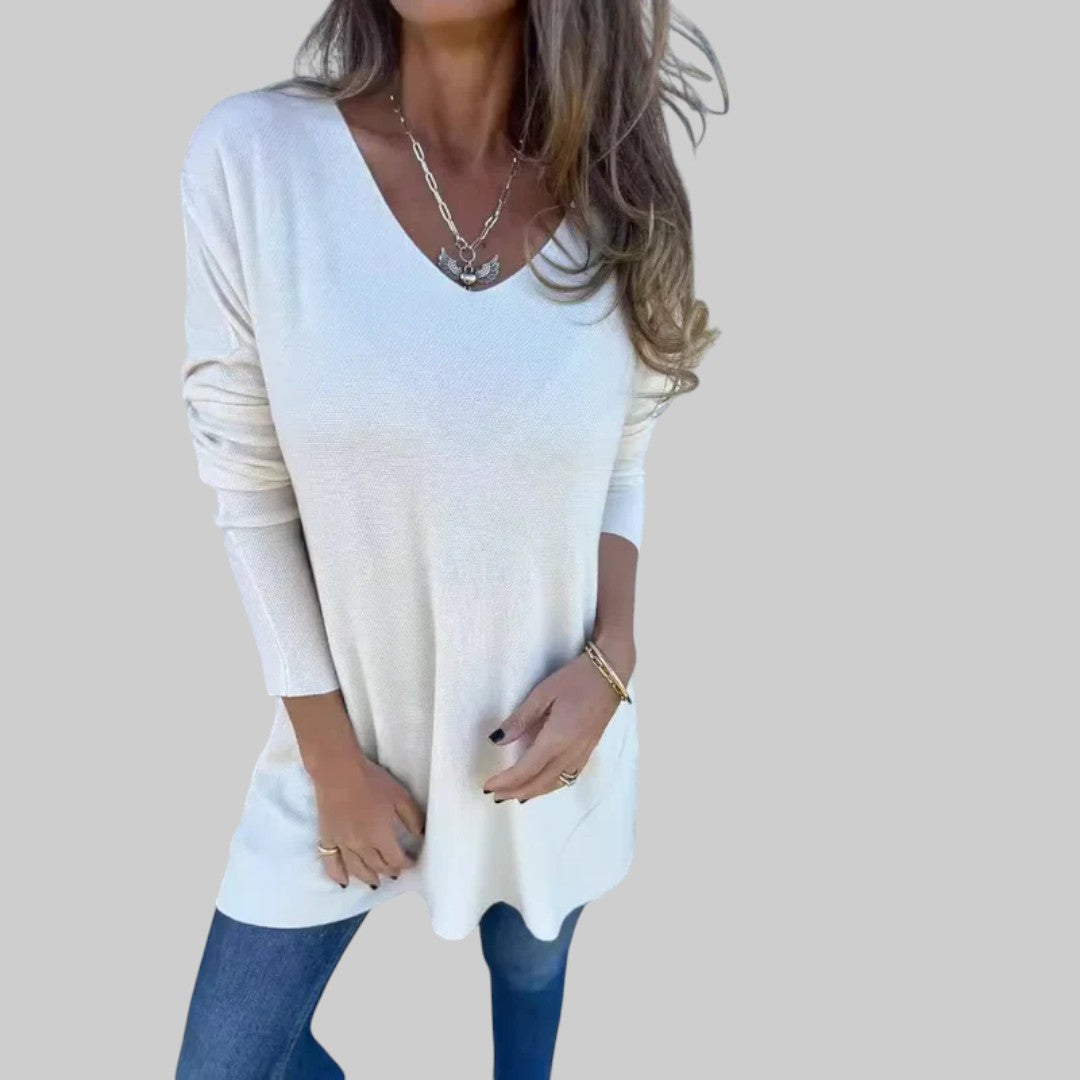 BOZENA | VABA KUDUM TUNIKA V-KAELUSEGA