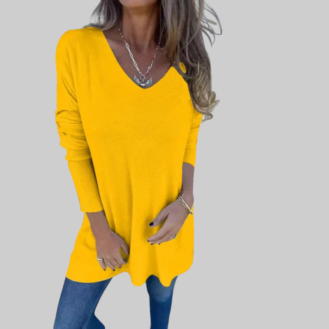 BOZENA | VABA KUDUM TUNIKA V-KAELUSEGA