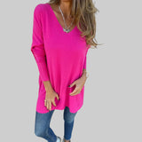 BOZENA | VABA KUDUM TUNIKA V-KAELUSEGA