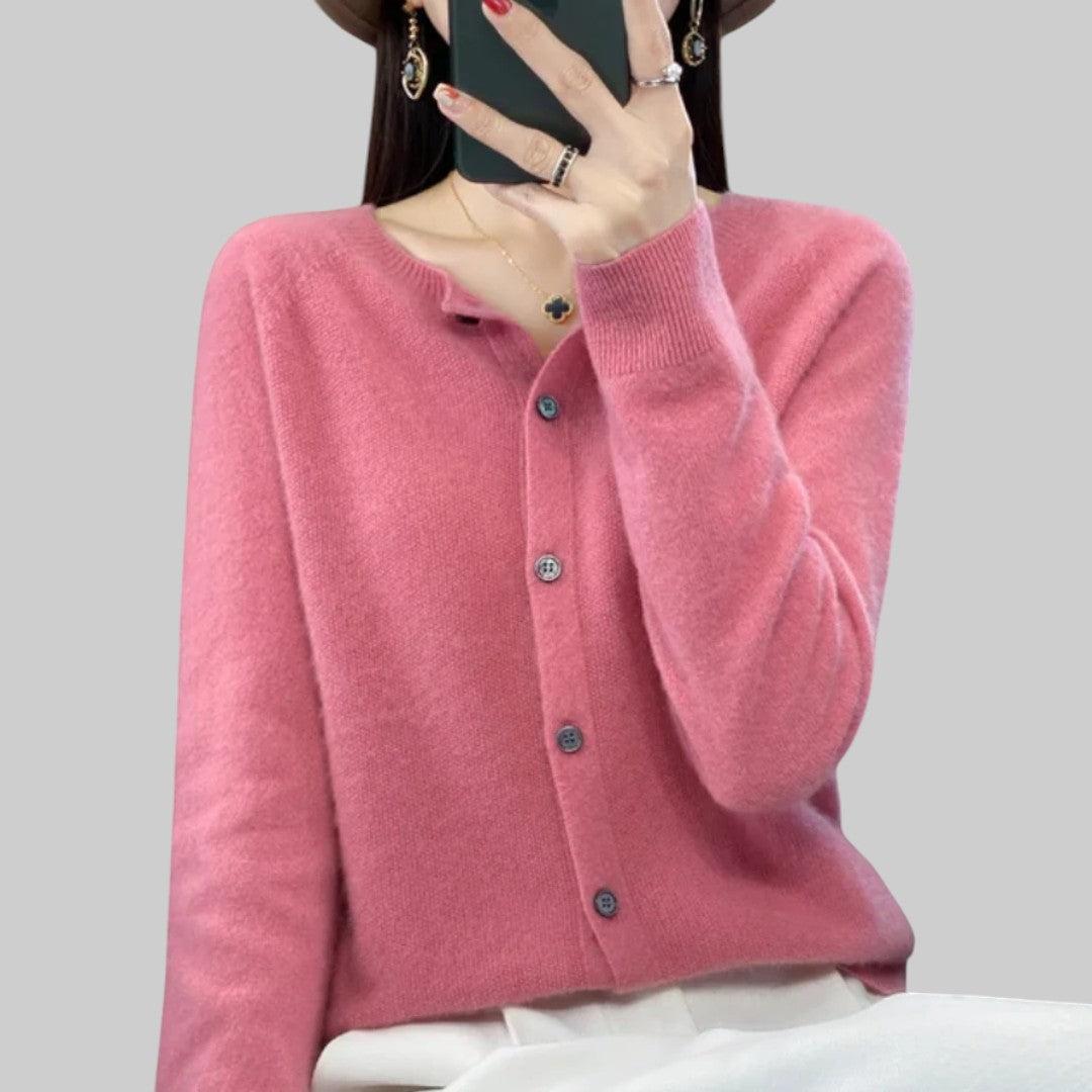 HENRIETA | MERINO VILLANE KARDIGAN