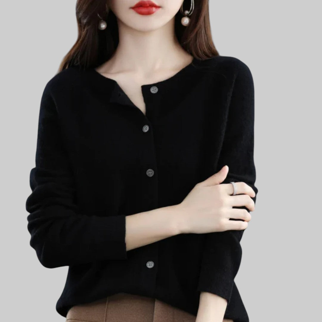 HENRIETA | MERINO VILLANE KARDIGAN