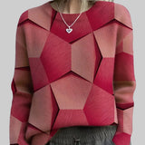 RADKA | KUDUMI GEOMEETRILISE KIRJAGA SVIITER