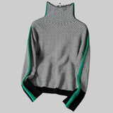 JANA | KIRJUM ROLL-NECK KAMPSUN VÄGA KONTRASTSE TRIIBUGA