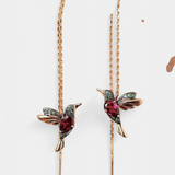 KÕRVARÕNGAD LINDU MOTIIVIGA JA SEGATUD ZIRKONITEGA