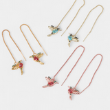 KÕRVARÕNGAD LINDU MOTIIVIGA JA SEGATUD ZIRKONITEGA