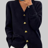 SYLVIA | PEHME SÜDAMEKUJULISTE NUPPUDIGA KAMPSUN