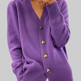 SYLVIA | PEHME SÜDAMEKUJULISTE NUPPUDIGA KAMPSUN