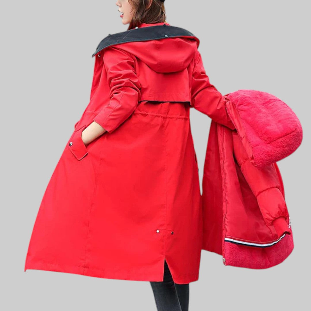 ARIEL | NAISTE TALVEBLUSON KAPUUTIGA JA PEHME KAELUSEGA