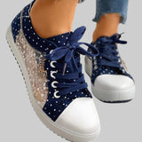 DOMINIKA | MUGAVAD LIBISEMIST TAKISTAVAD SNEAKERID KIRJUTATUD MUSTRIGA