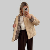 LEA | ELEGANTNE JAKK LEOPARDI VOODRIGA